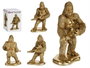 GIFTDECOR GORILA GUITARRA DORADO Or