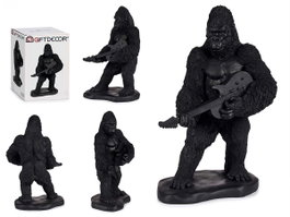 GIFTDECOR GORILA GUITARRA NEGRO