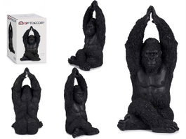 GIFTDECOR Gorille mains vers le haut noir