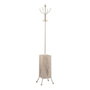 GIFTDECOR Porte-manteau et porte-parapluies en métal carré Crème
