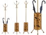Giftdecor Portemanteau Parapente Métal Ronde Doré 44 x 185 x 44 cm
