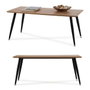 GIFTDECOR Table basse effet bois