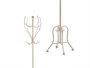 Giftdecor Perchero Métal Crème 30x180x30 cm
