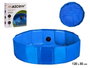Mascow Piscine pour Chien en Polyester 120 x 30 cm Bleu (Set de 4)