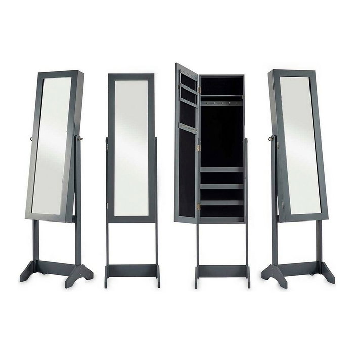 GIFTDECOR Miroir bijouterie avec pied Gris