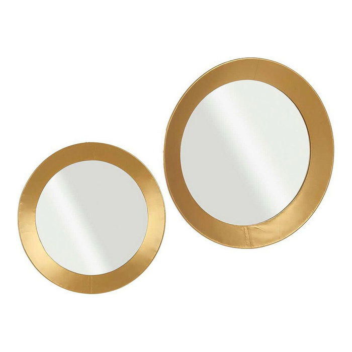 GIFTDECOR Miroir Rond Doré 80cm