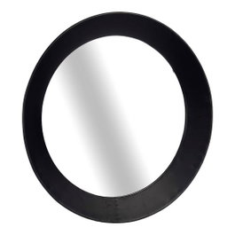 GIFTDECOR Miroir Rond Noir 83,5cm