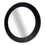 GIFTDECOR Miroir Rond Noir 83,5cm