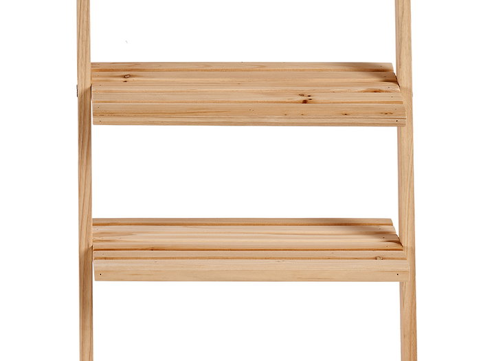 Kipit Étagère 4 Niveaux Naturelle 41x98x27 cm Bois Marron (Set de 6)