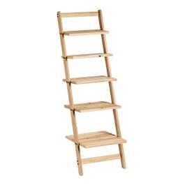 KIPIT Étagère en bois 5 étagères Marron