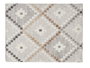 Kinvara Nappe Loneta Antitache 140x180 cm Motif Rombos Beige (Set de 6)