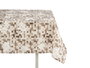 Kinvara Nappe Loneta Antimanches 140x180 cm Carreaux Beige Lavable 30° (Set de 6)