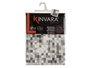Kinvara Nappe Loneta Antimanchas 140x180 cm Gris Quadrillé - Traitement Taches (Set de 6)