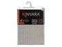 Kinvara Nappe en Loneta Antitache 140x180 cm Motif Étoile Gris (Set de 6)
