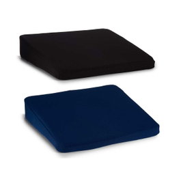 ARTE REGAL Lot de 6 Coussins Ergonomiques en Mousse à Mémoire de Forme - Bleu + Noir