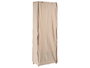 Kipit Perchero en bois et tissu avec 2 tiroirs, naturel beige 58x168x31 cm (Set de 3)