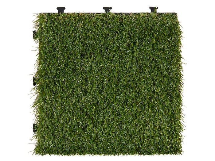 Ibergarden Dalle Gazon Artificiel 30x3,5x30 cm Vert (Set de 6)