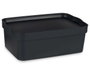 KIPIT Boîte de rangement avec couvercle 6L Anthracite