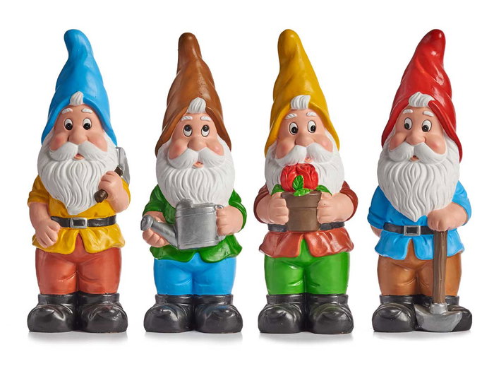 Ibergarden Nain de Jardin en Céramique 50 cm Couleurs Vives (Assorti) (Set de 4) Ibergarden Nain de Jardin en Céramique 50 cm Couleurs Vives (Assorti) (Set de 4)