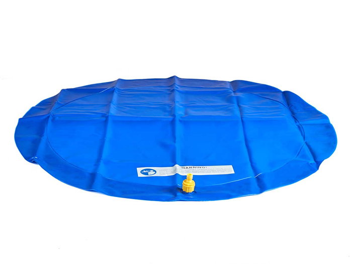 Mascow Tapis pour animal de compagnie avec asperseur bleu 98 cm x 98 cm (Set de 12)
