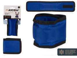 MASCOW Collier rafraîchissant pour chien 30cm Bleu + Noir