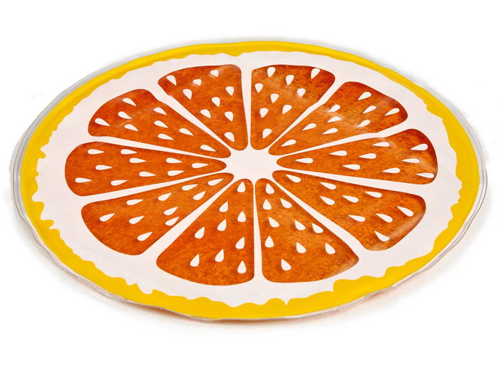 Mascow Tapis Rafraîchissant pour Animal Orange 35x35 cm (Set de 12)