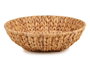 Giftdecor Centre de table rond en paille de jacinthe aquatique et métal marron 34 x 9 x 34 cm (Set de 12)