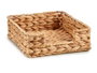 GIFTDECOR Serviteur carré de paille marron