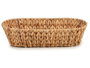 Giftdecor Centre de table ovale en paille sans anse 36x9x17 cm jacinthe d'eau marron (Set de 12)