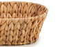 Giftdecor Centre de table ovale en paille sans anse 36x9x17 cm jacinthe d'eau marron (Set de 12)