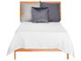 Giftdecor Colcha de cama Agua Blanc 180x260 cm 255 g/m² (Set de 4)