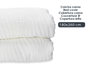 Giftdecor Colcha de cama Agua Blanc 180x260 cm 255 g/m² (Set de 4)