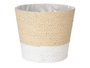 Ibergarden Macetero Cuerda 18 x 16 cm Blanc Naturel Cordage Plastique (Set de 24)