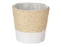 Ibergarden Macetero Cuerda 10x10 cm Blanc Naturel (Set de 24)