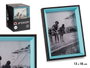 Giftdecor Porte-photos en bois MDF 13x18 cm noir et bleu (Set de 24)
