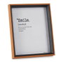 GIFTDECOR Lot de 24 cadres photo en bois marron et noir 20x25