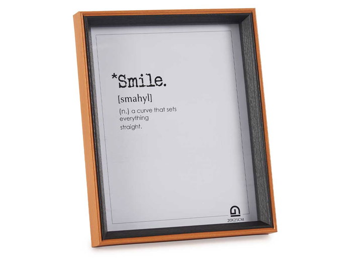Giftdecor Porte-photos en bois MDF 20x25 cm avec verre, marron et noir (Set de 24) Giftdecor Porte-photos en bois MDF 20x25 cm avec verre, marron et noir (Set de 24)