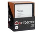 Giftdecor Porte-photos en bois MDF 20x25 cm avec verre, marron et noir (Set de 24)