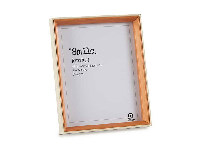 Giftdecor Porte-photos en Bois MDF 22x27 cm Naturel et Marron (Set de 24)