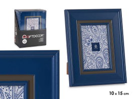 GIFTDECOR Lot de 24 cadres photo 10x15 cm Bleu foncé