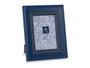 Giftdecor Porte-photos 13x18 cm Bleu Foncé Plastique et Verre (Set de 24)
