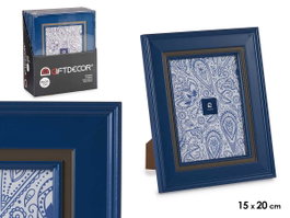 GIFTDECOR Porte-photos 15x20 Bleu Foncé