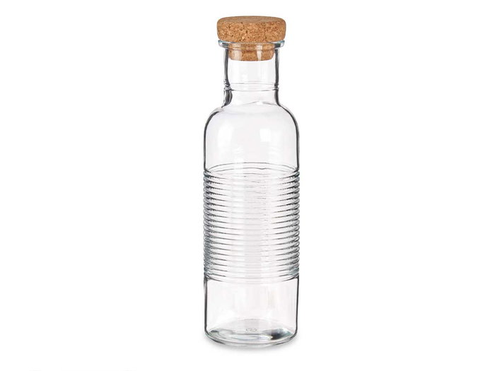 Pasabahce Bouteille Hoop avec Bouchon Liège 1070 ml Verre Transparent 8x29x8 cm (Set de 6) Pasabahce Bouteille Hoop avec Bouchon Liège 1070 ml Verre Transparent 8x29x8 cm (Set de 6)