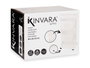 Kinvara Verduler Plastique 2 Niveaux avec Roues Blanc 35x82x43 cm