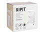 Kipit Ropero en Plastique 2 Niveaux avec Roues Blanc 33x84x43 cm