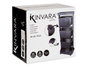 Kinvara Verdurier Plastique 3 Niveaux avec Roues Antracite 33x11x42 cm