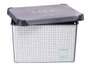KIPIT Boîte en plastique 22L Home avec anse grise