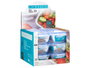 Leknes Boîte alimentaire carrée 1500 ml bleu 17x10x17 cm (Set de 12)