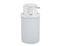 Berilo Distributeur de savon en plastique gris 450 ml 7x14.5x8.5 cm (Set de 32)