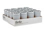 Berilo Verre Multiusage Plastique Gris 7.5x11.5x7.5 cm (Set de 32)